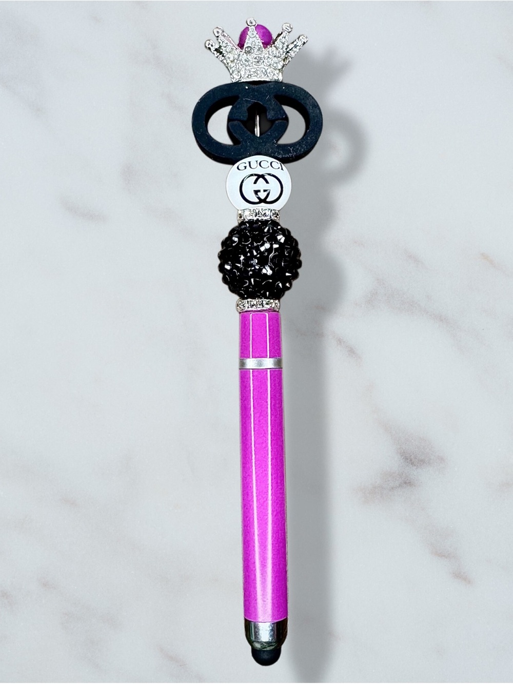 Fashion GG Magenta & Black Stylus & Pen